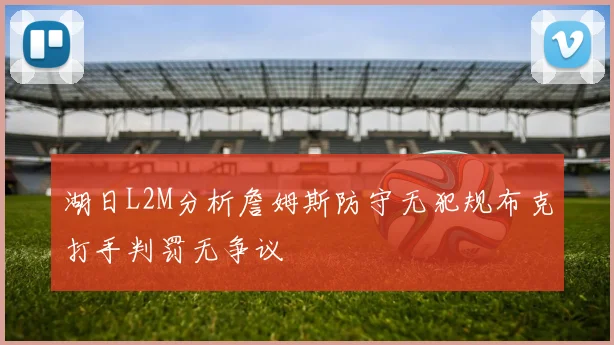 湖日L2M分析詹姆斯防守无犯规布克打手判罚无争议